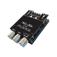 WUZHI AUDIO ZK-502MT MINI haut-parleur carte amplificateur Module de son aigus 2.0 stéréo BT Audio 50Wx2 Version APP