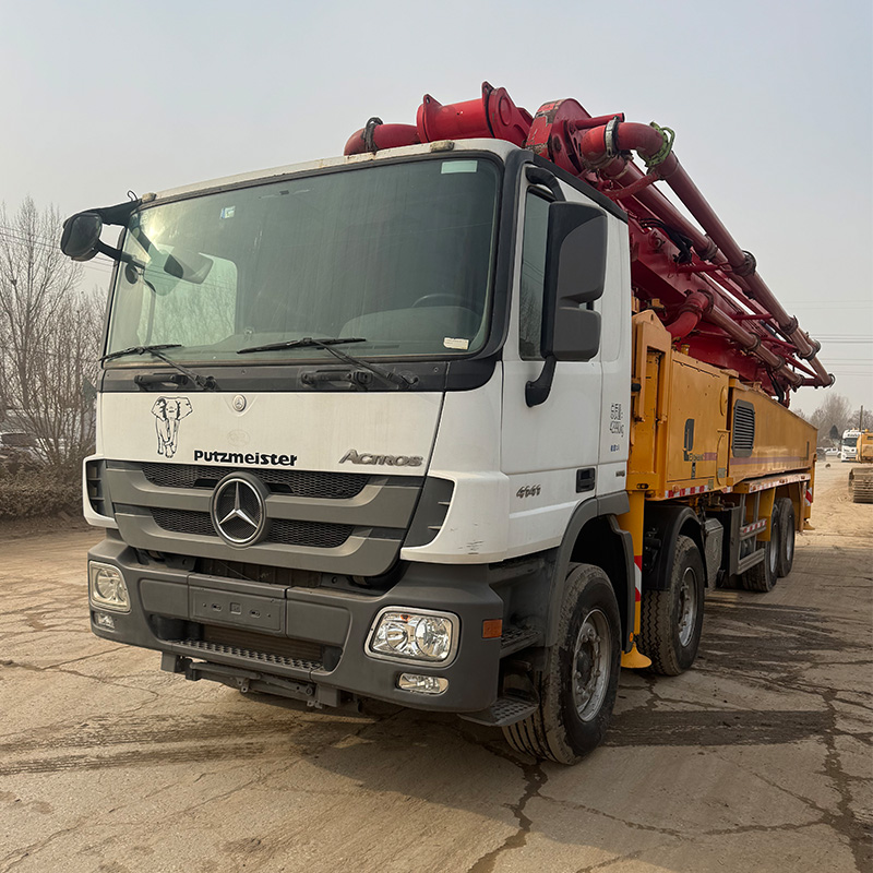 Используемый бетононасос Putzmeister 56m, грузовик высокого качества, бетононасос, грузовик