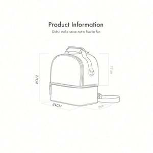 Bolsa Refrigerante Personalizada con 2 Bolsas de Hielo, Gran Capacidad, Doble Capa, Mochila Refrigerante para Biberones y Leche Materna para Viajes - Product Image 2