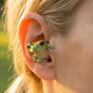 Audífonos Inalámbricos TWS Portátiles con Diseño de Animales en 3D, Audífonos con Orejas de Rana - Product Image 2