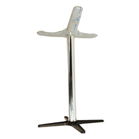 Piétement de table en acier inoxydable à trois pieds pour tables de bistrot, plusieurs tailles disponibles