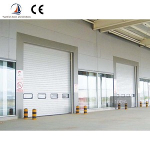 Giá rẻ tự động động cơ hợp kim nhôm cuộn lên cửa nhà để xe con lăn màn trập cửa cuốn - Product Image 1