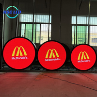 Écran LED rond intérieur P2.5 de 700 mm/70 cm