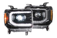 Projecteur LED complet phare de voiture lampe avant pour GMC SIERRA 1500 2016 2017 2018 W/ampoule OE phare de remplacement GM2502459 84046788