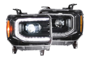 Projecteur LED complet phare de voiture lampe avant pour GMC SIERRA 1500 2016 2017 2018 W/ampoule OE phare de remplacement GM2502459 84046788 - Product Image 5