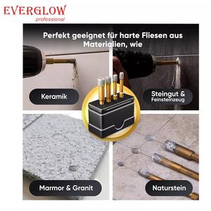 Set <span class=keywords><strong>trapano</strong></span> diamantato in tassello principale dimensioni 6mmx 2/8mm/10mm <span class=keywords><strong>trapano</strong></span> sanitario per ceramica vetro porcellana gres marmo e granito - Product Image 3