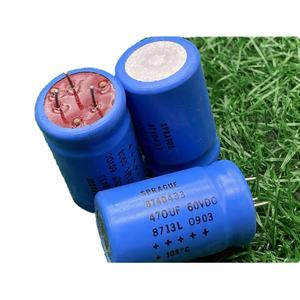 SPRAGUE 74D433 tête rouge Sibi électrolyse 470UF 60V 26*44MM - Product Image 2