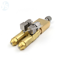 Ensemble de Siphon brûleur d'huile, buse pour combustion d'huile d'occasion, buse d'injecteur avec Double Base, 4 en 1 ans
