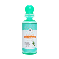 Bain de bouche SixSeasons Fresh Mint Total Care 420 ml, format standard, pour adultes, aide à prévenir les caries, renforce les dents, élimine la mauvaise haleine