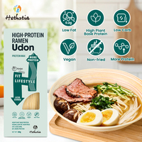 Nouilles instantanées végétaliennes Udon riches en protéines (22g), faibles en glucides (GI), saines, non frites, faibles en gras, en vrac