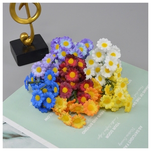 Fiori artificiali vendita diretta seta cinque biforcuta decorazione per la casa artificiale camomilla filo di fiori - Product Image 3