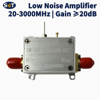 Amplificateur à faible bruit à large bande de fréquences 20-3000 MHz |   Gains ≥20dB |   Module LNA de réception de signal RF