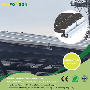 Sistema <span class=keywords><strong>de</strong></span> Paneles Solares BIPV Impermeables <span class=keywords><strong>para</strong></span> Techos Comerciales, Riel Guía <span class=keywords><strong>para</strong></span> Montaje <span class=keywords><strong>de</strong></span> Paneles Solares, Soporte <span class=keywords><strong>de</strong></span> Montaje <span class=keywords><strong>para</strong></span> Paneles Solares, Impermeable <span class=keywords><strong>para</strong></span> Cocheras - Product Image 1