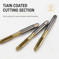 Taraque à vis TT300-HPO JIS M4, revêtement TIALN, standard métrique, en acier rapide HSS et carbure, pour le perçage de l'acier, des métaux et des moules de moulage sous pression