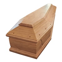Ataúd Funerario Económico en Oferta, Ataúd para Adultos Directo de Fábrica Antigua en China