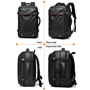 <span class=keywords><strong>Sac</strong></span> à <span class=keywords><strong>Dos</strong></span> <span class=keywords><strong>Homme</strong></span> Anti-Vide avec Pompe Extensible, Séparation Sec/Humide, Cadenas à Code, Étanche pour Voyage et Ordinateur Portable, <span class=keywords><strong>Noir</strong></span> Professionnel - Product Image 4
