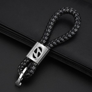 Bán Lẻ Da Valet <span class=keywords><strong>Keychain</strong></span> Handmade PU Leather Car Key Chain Trong Kho Quảng Cáo Lưu Niệm Treo Key Pendant - Product Image 1