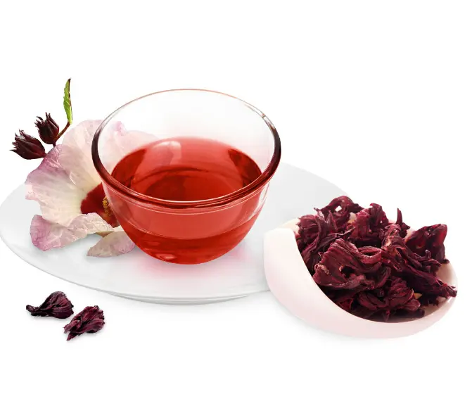 QYS Kräutertee Detox Blume Hibiskus Roselle zuckerfreies Eis Erfrischung getränk & Gewichts verlust Abnehmen Schwarztee Made in China