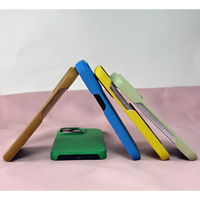 Casing Handphone Desain Khusus Kulit Asli Pebble Tipis Anti Benturan untuk Iphone 17 Pro Max
