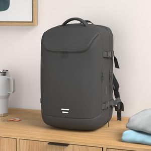 Sac à dos professionnel extensible 50L approuvé pour le transport aérien, avec port de chargement USB, fermeture éclair résistante à l'eau, pour <span class=keywords><strong>voyages</strong></span> unisexes - Product Image 2