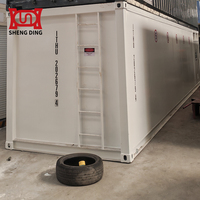 Station de distribution de carburant mobile modulaire à double paroi, entièrement fonctionnelle et sécurisée, 30 pieds