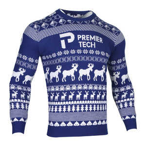 Vente directe usine – Pulls de Noël automne pour hommes et femmes – Acrylique – Coupe ajustée – Double face – Chaleur optimale – Manches longues – Commerce transfrontalier - Product Image 4