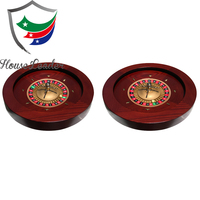 Roulette Roulette de 20 pouces en bois massif, fabriquée à la main, Style Casino