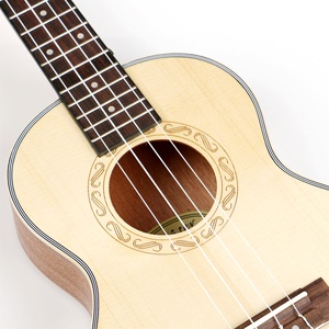 <span class=keywords><strong>Ukulele</strong></span> <span class=keywords><strong>concert</strong></span> <span class=keywords><strong>Deviser</strong></span> UK26-70S avec table en épicéa massif et fond et côtés en sapelli - Product Image 2