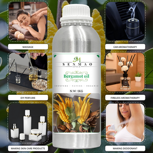 Precio de suministro de fábrica Masaje corporal de Grado Superior Uso de aromaterapia 100% Aceite esencial de bergamota para vela de perfume - Product Image 6