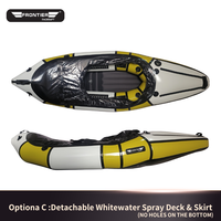 Packraft Avancé Frontier pour Sports Fluviaux, Personnalisé, Importé, Renforcé, avec Tube 420D et Fond Robuste 840D