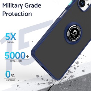 Ốp điện thoại nam châm chống khói dành cho OPPO Realme C71 C67 C65 C61 C55 C53 C51 C35 C33 4G, có giá đỡ nhẫn, chân đế, trong suốt, mỏng nhẹ - Product Image 2