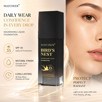 Fond de Teint Liquide Visage Hydratant et Nourrissant Effet Cache-Cernes Longue Tenue Éclaircissant SPF35 – En Stock – Vente en Gros