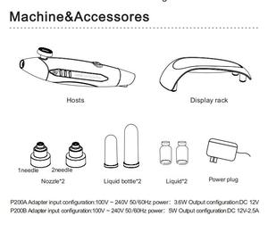 Manejado Hidratante de alta presión Watwr Oxygen Jet Peeling Facial Spa Nano Spray Maquillaje Inyector de oxígeno H - Product Image 6