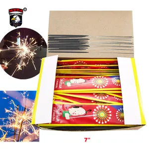 Hot Sell Fine Quality Excellent Wish Display Perform indoor stage Silver Cracker Pyrotechnics 7'' Fireworks Sparkle Sticks