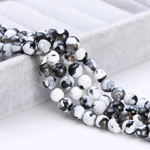 Cuentas de Ágata Natural para la Fabricación de Joyas, Corte Brillante, Mineral Blanco, 3 mm y 8 mm de Altura, Tratadas con Calor - Product Image 6