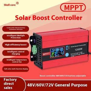 Contrôleur de charge solaire MPPT pour véhicules électriques 600W/1200W avec affichage LCD, courant nominal 30A, 48V/60V/72V - Product Image 3