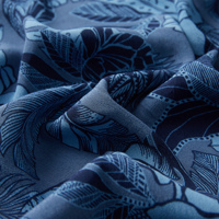 Tissu popeline tissé uni 55% viscose 45% rayonne, imprimé sur mesure motif peau de serpent, certifié OEKO-TEX biologique pour chemises de filles