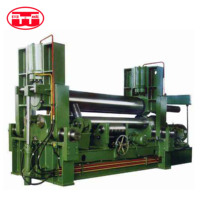 Machine à rouler à quatre rouleaux automatique de haute qualité en aluminium, acier inoxydable et acier au carbone, contrôlée par PLC, avec moteur, à vendre