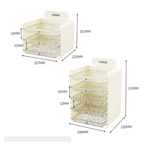 Küche Multifunktions-Seitensc halen platte 5-lagige Hot Pot Zubereitung Tablett Lagerung Obst-und Gemüse teller Geschirr trockner - Product Image 5