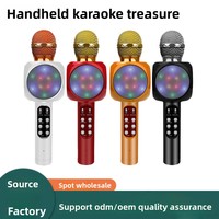 Kapazitives Mikrofon für Heim-Karaoke und Live-Streaming, Handmikrofon 1816, Richtungsgebunden, Kabellos