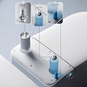 Inodoro Inteligente de Una Pieza con Sensor Automático, Asiento Calefactado, Doble Descarga, Control Remoto y Sifón en S - Product Image 2