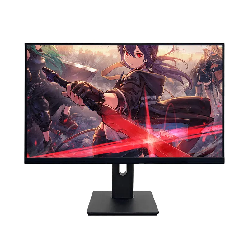 Monitor game Pc resolusi tinggi, Monitor komputer game 1080p 2k 144hz layar datar Desktop Lcd