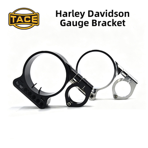 Soporte de montaje para medidor de velocidad CNC para motocicleta Harley Sportster XL, color negro cromado. - Product Image 6