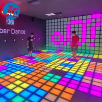 Système de jeu interactif LED pour sol publicitaire, sol actif projeté pour événements et expositions pour enfants