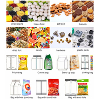 Machine d'emballage automatique ATM-520W pour petites entreprises, pesage et conditionnement de 1 kg de sucre, viande, comprimés de camphre, sucettes, bœuf séché, amandes