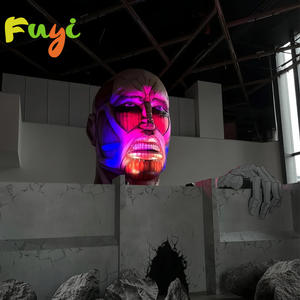 Marioneta de Cabeza de Calavera Inflable Grande Personalizada para Festivales / Disfraz de Cabeza de Esqueleto Inflable para Halloween - Product Image 3