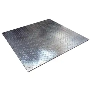 2024 Hot Selling Carbon Standard Steel Checkered Plate Q235B Checked Steel Plate Diamond Steel Sheet