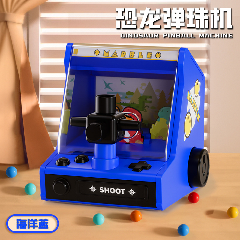 Máquina de Pinball de Dinosaurios - Azul