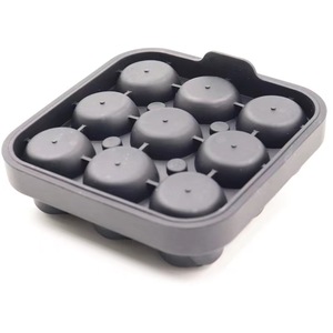 Recién llegado, molde para cubitos de hielo en forma de 9 rosas, embudo para hacer cajas de hielo de silicona, un <span class=keywords><strong>Mini</strong></span> molde para hockey sobre hielo de whisky rosa - Product Image 6