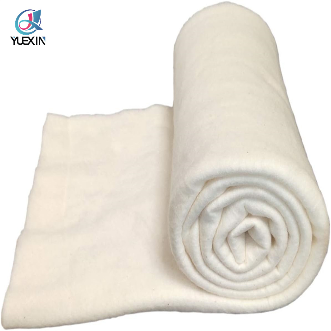 100% Cotton Finest Warm Soft Natural Fiber Batting for High-End Quilts Quilting and Eco-Friendly Craft Stuffing